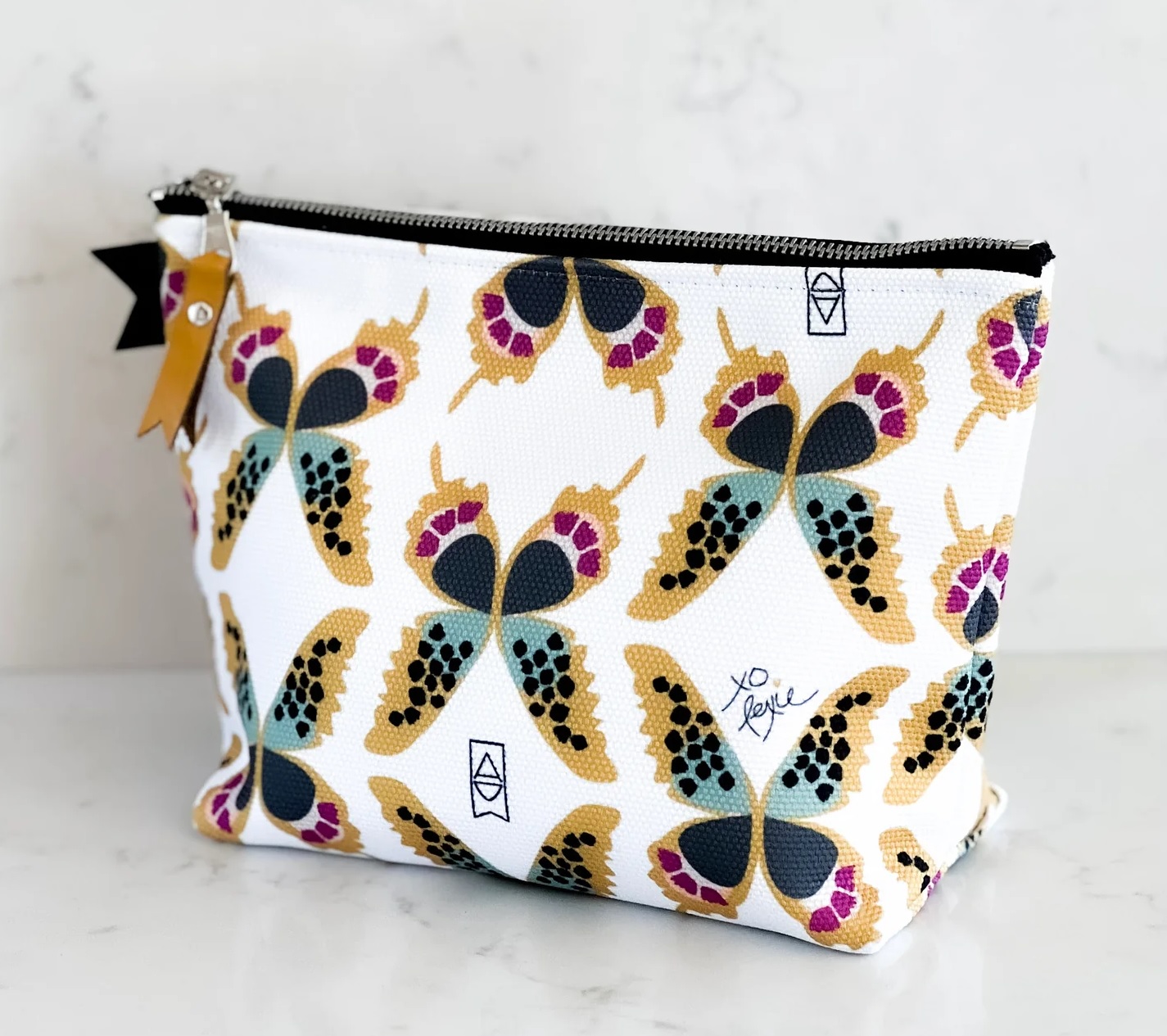 Alexis Drake Canvas Make Up Bag